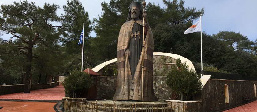 Monument to The First President of Cyprus Archbishop Makarios III