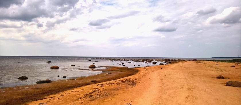 Rocky seashore of Vidzeme