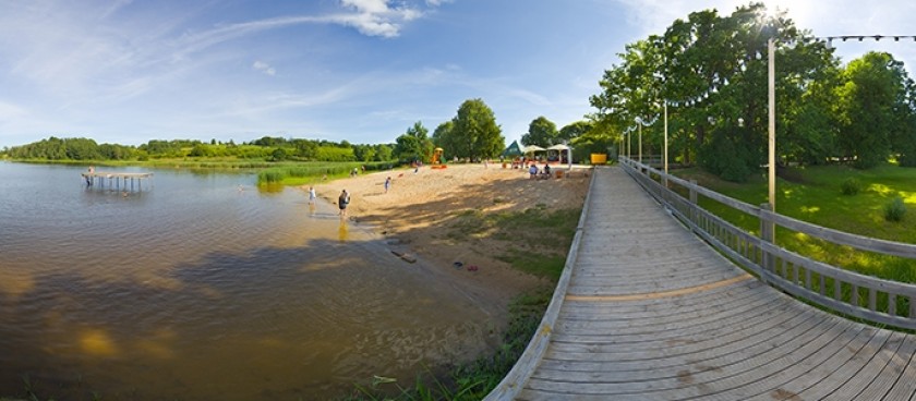 Saldus Lake and Beach